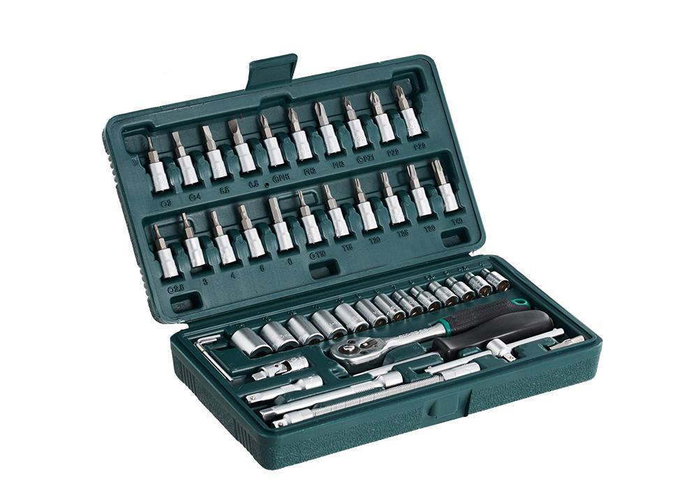 452 -46pcsmetal 14 Socket Set (Black 46pcs) 452 -46pcsmetal 14 Socket Set (Black 46pcs)